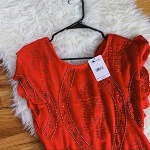 ❗️NWT ❗️Free People Embellished Mini Dress (XS)